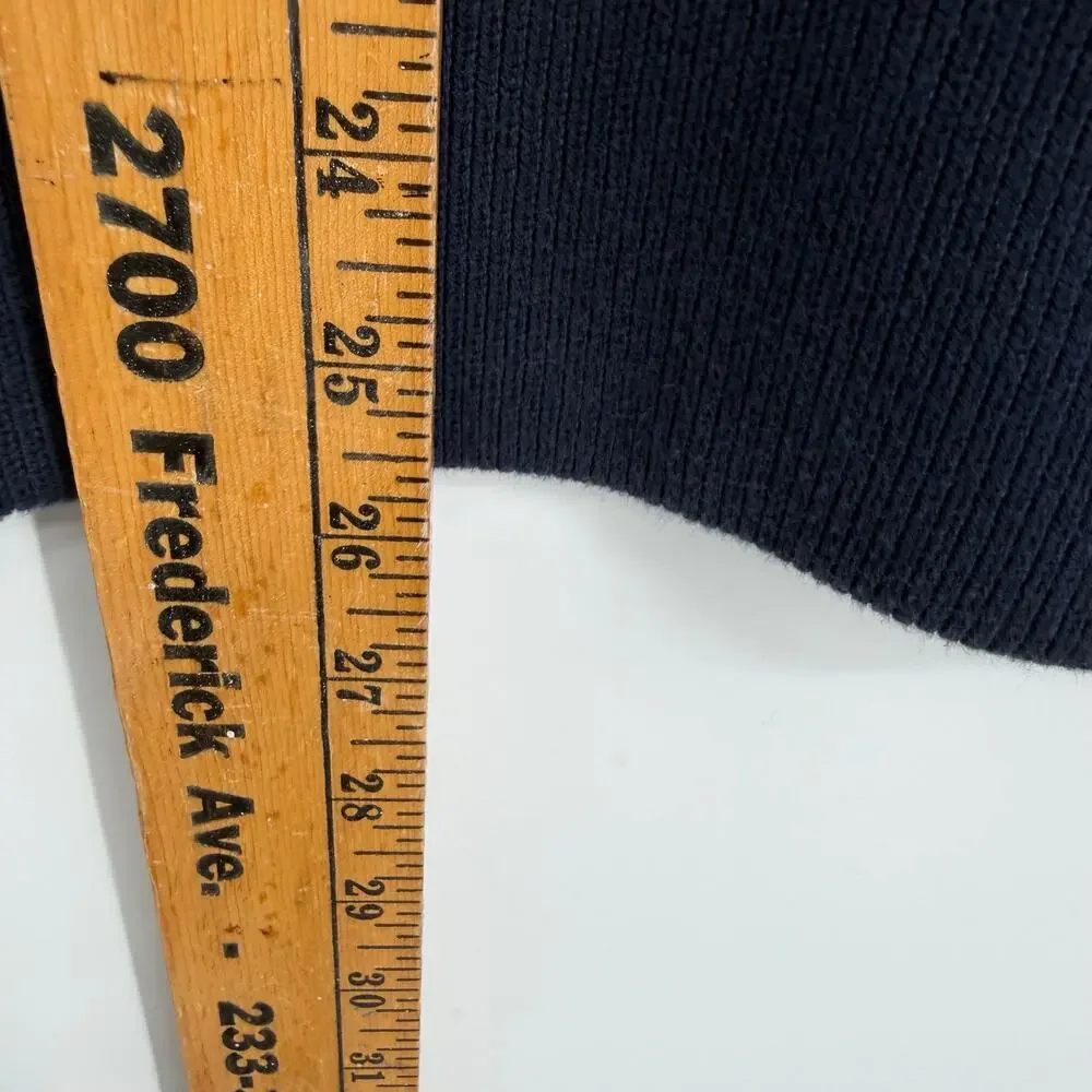 Banana Republic Sweater Men’s Medium Navy Fisherman Turtleneck‎ Outdoor Nautical